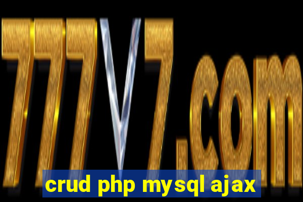 crud php mysql ajax